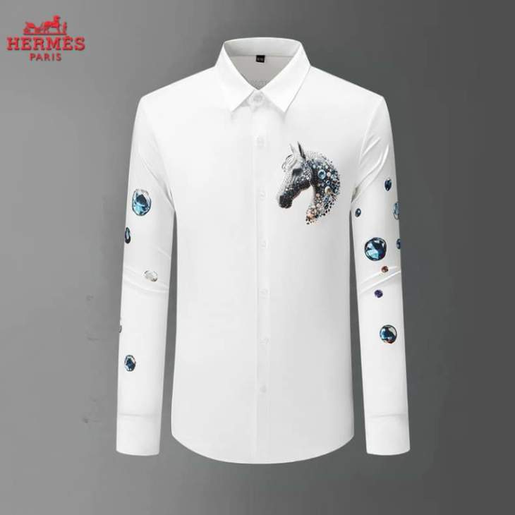 Picture of Hermes Shirt Long _SKUHermesM-4XL12yr6726519
